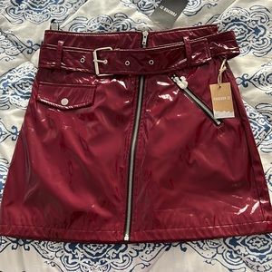 Burgundy Skirt